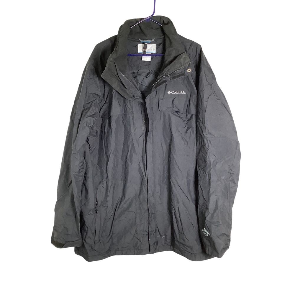 Columbia Men's 2XT Black Bugaboo III Interchange 3-In-1 Jacket Gorpcore HR11-28